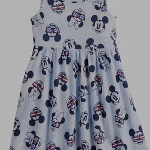 Jumping Beans Mickey Mouse Tank Dress - Blue and White